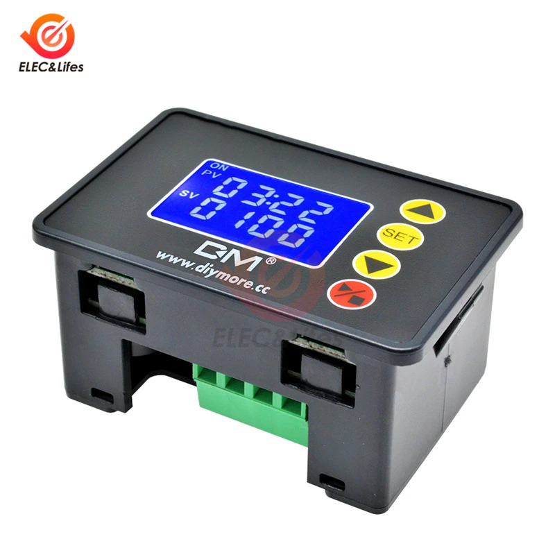 Digital Timers DC/AC 12V 16A LCD Display Programmable Timer Switch