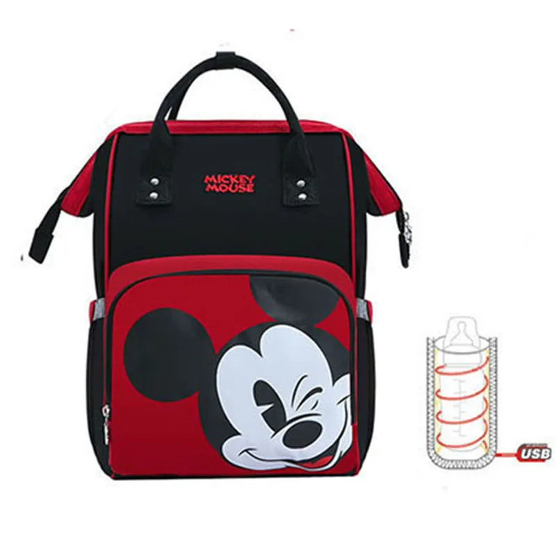 Disney Mickey классические Пеленки сумки Мумия материнства рюкзак водонепроницаемый большой емкости уход за ребенком путешествия подгузники коляски - Цвет: BB0059