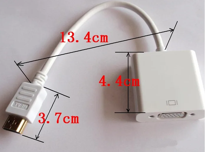 Кабель-переходник для HDMI и VGA конвертер цифро HD 1080P аналоговый для портативных ПК планшетный адаптер штыревой HDMI на VGA женское конвертер адаптер KY344