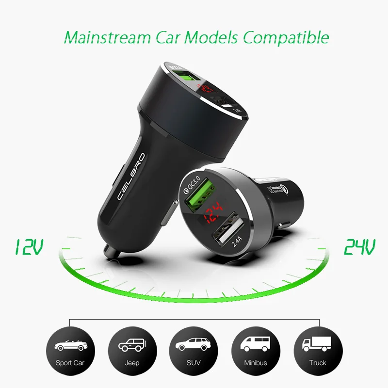 LED-Display-Quick-Charge-3-0-Car-Charger-Mobile-Phone-QC3-0-Fast-Dual-USB-Car (2)