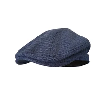 

Women's Berets Spring Outdoor Breathable Flat Hats Womens Mens Ivy Cap Solid Color Duckbill Hats Vintage Gatsby Beret Hat