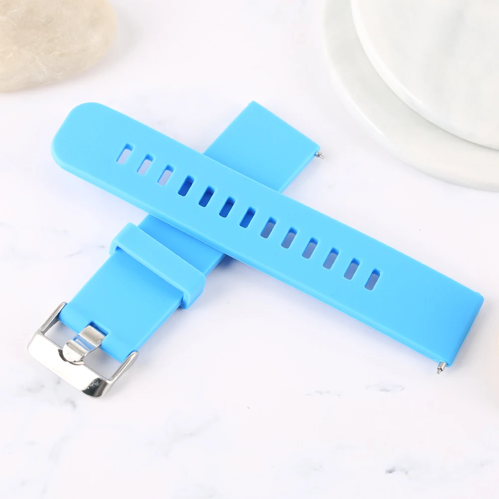 Браслет Apple Watch 4 38 мм 44 силиконовый ремешок для iWatch Blue Band практичный водостойкий