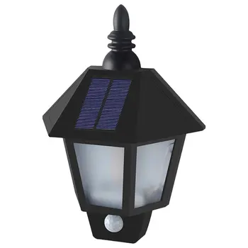 

Solar Hexagona LED Wall Light Path White Wall Landscape Mount Garden Fence Lamp Outside Lighting for Garden Yard