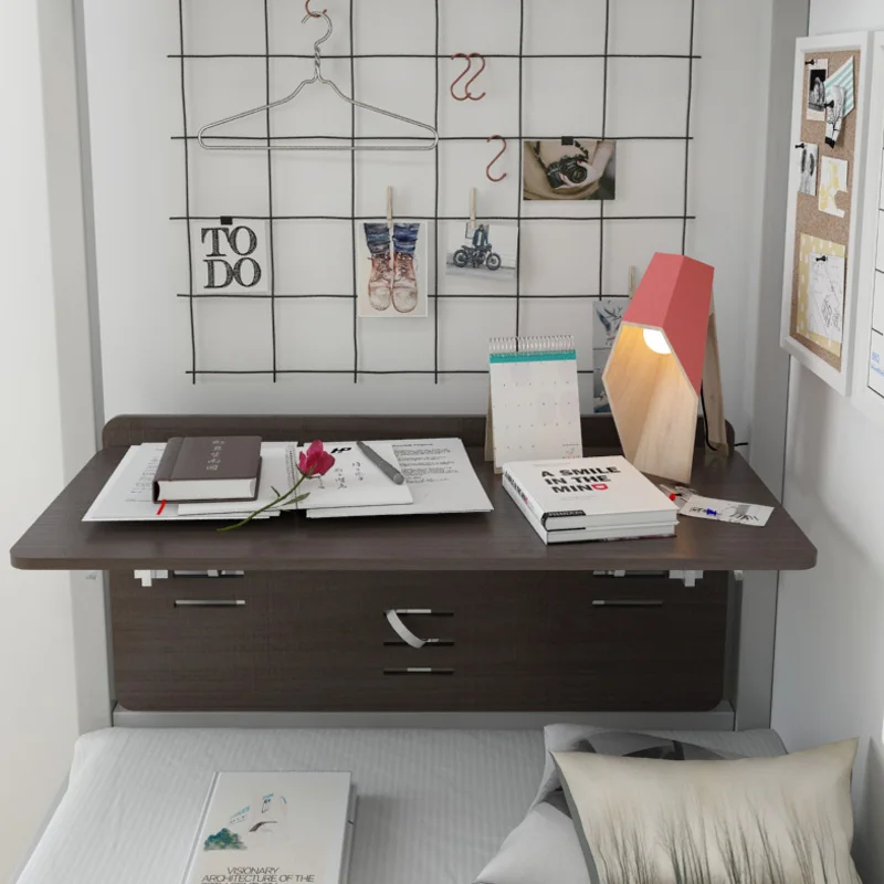 

Bedside Computer Lazybones Table School Dormitory and Creative Folding Notebook Computer Table