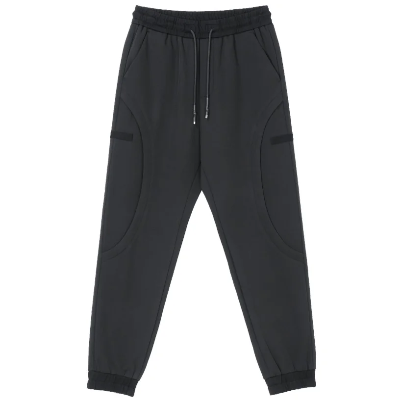Jogger Специальное предложение полиэстер Pinli осень новые мужские Украшенные тело плюш и утолщенные спортивные штаны для отдыха B193417243