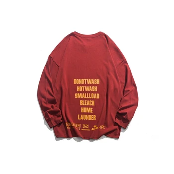 

Japanese Harajuku Printed Long Sleeve T Shirt for Men and Women Streetwear Hip Hop Cotton Loose Long Sleeve Tee Plus Size