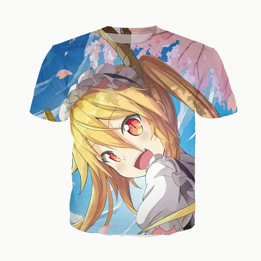 3 SONSPEE, мужская, женская, унисекс Толстовка, 3D принт, Miss Kobayashi's Dragon Maid, футболка с коротким рукавом, футболки, уличная футболка, T23 - Цвет: 3