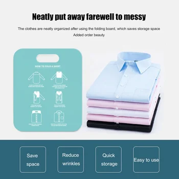 

1pc Clothes Folding Board T Shirts Folder Easy and Fast for Kid To Fold Clothes Folding Boards Laundry Folders Garment Board