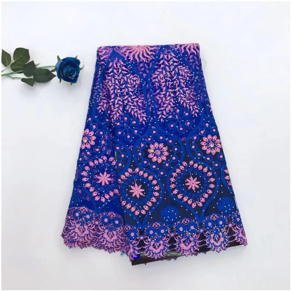 

2019 New Luxury High Quality Embroidered Lace Fabric Nigerian Woman Lace Fabrics Dress African French Lace Fabric Wedding Dress