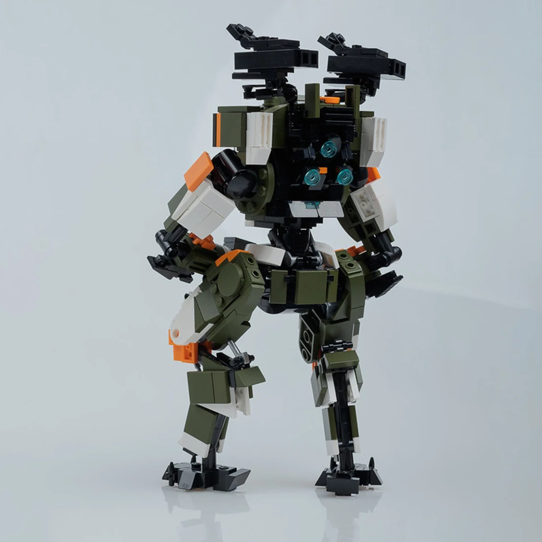 650 шт. Стволовые строительные блоки MOC мех модель кирпича мелкие частицы