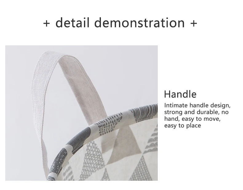 Large Capacity Foldable Laundry Basket Art Waterproof Children's Toy Basket Tunic Dirty Debris Multifunction Storage Basket