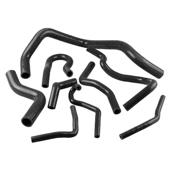 

9pcs Insulation Intake Car Replacement Pipe Direct Fit Durable Silicone UV Proof Auto Radiator Hose Kit For Civic EG EK 92-00