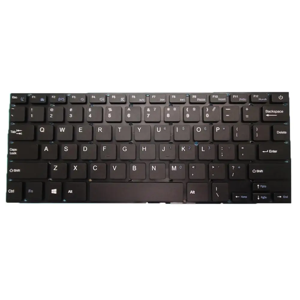 Preto sem Quadro Teclado Yxt-nb93-64 Mb27716023 Rússia Inglês Novo ru us 277-16-05 K2919 - Imagem 2