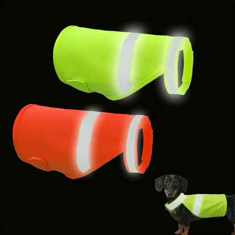 Dog Safety Vest Reflective Small Large Pet Puppy Coat Clothes for Hunting High Visibility Jacket | Дом и сад