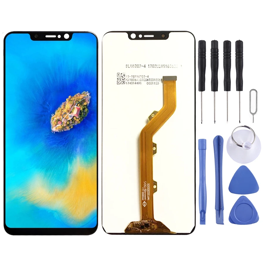 

LCD Screen and Digitizer Full Assembly for Tecno Spark 3 Pro KB3 KB8