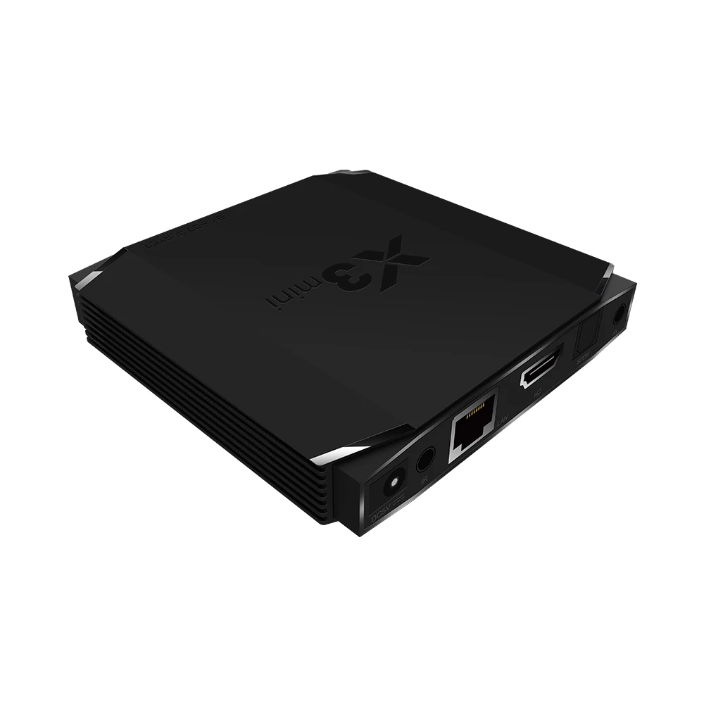 X3mini Android 9,0 Смарт ТВ приставка 2,4G/5G двухдиапазонный WiFi Bluetooth 4,2 цифровой дисплей набор ТВ приставка 8K декодирование UHD 4K медиаплеер