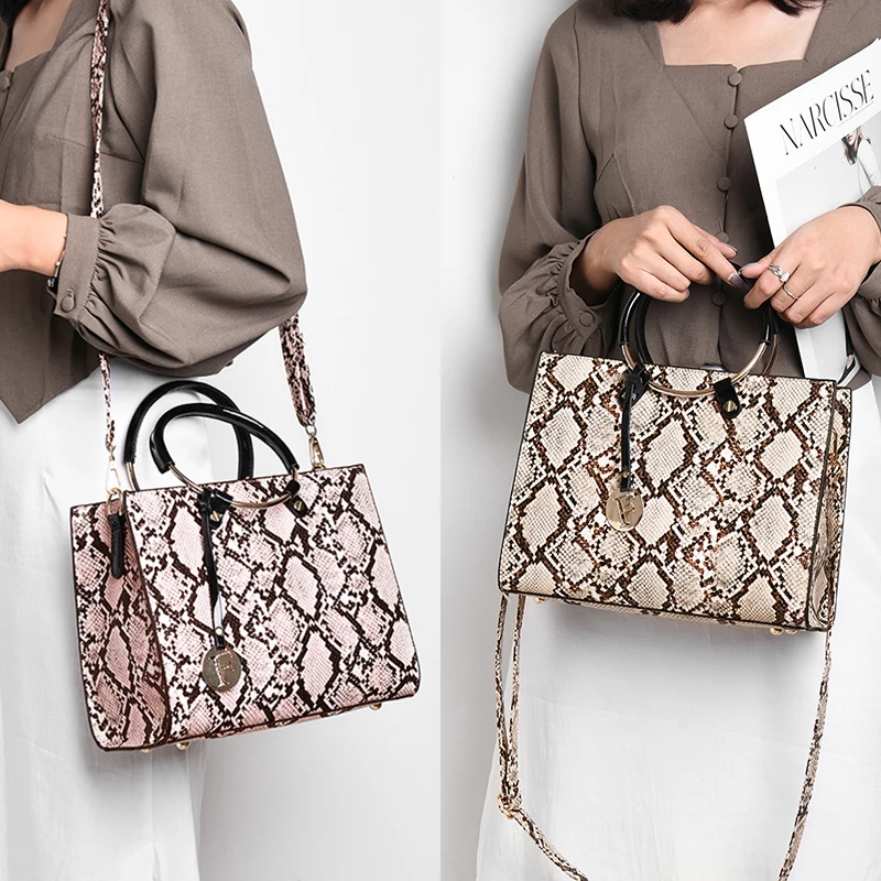 Serpentine Handbag Shoulder Bags For Women Luxury Ladies Snake Crossbody Messenger Bag Female Purse Fashion Wallet bolso mujer