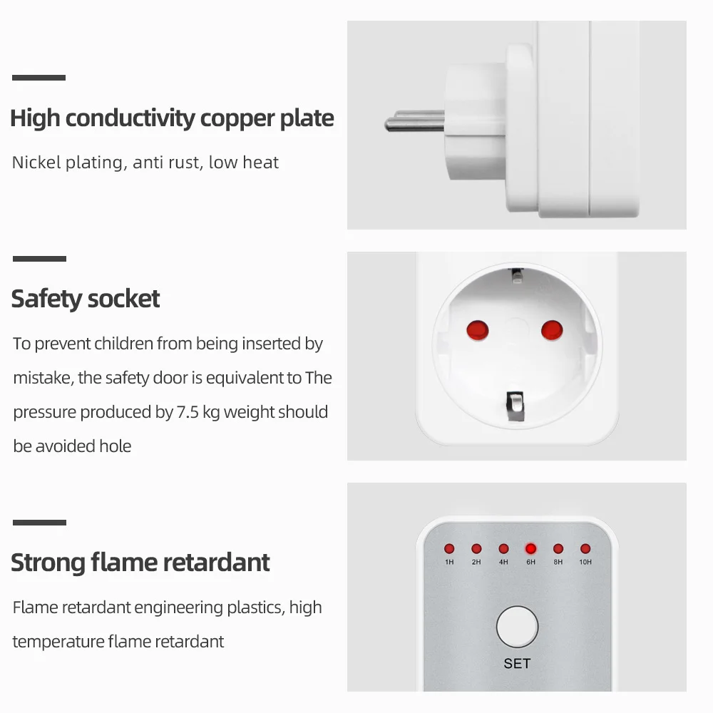 TM04 10Hr Countdown Timer Switch Socket