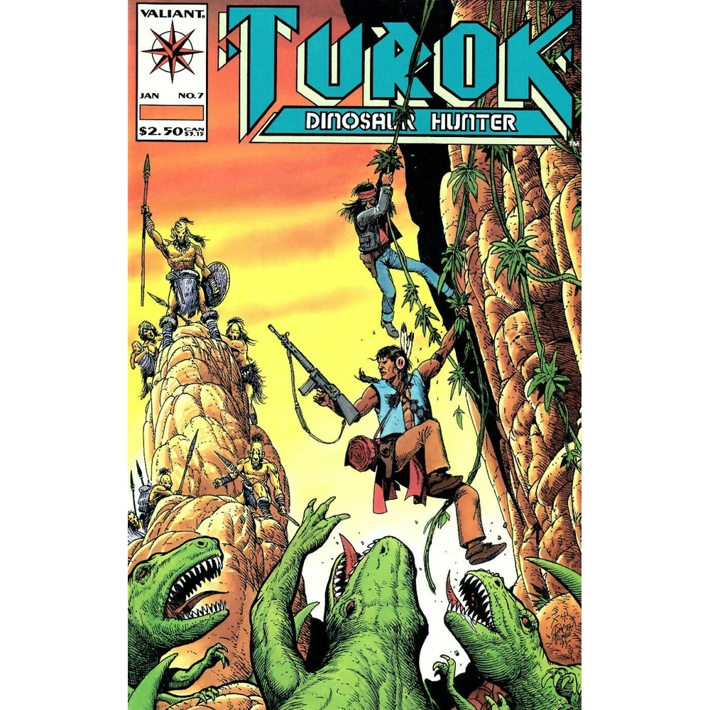 Turok, Dinosaur Hunter  №7. США Январь 1994. Оригинальный комикс на  английском языке| | - AliExpress