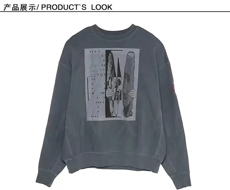 Синяя лента, CAV, EMPT C. E19AW, худи с капюшоном, Ретро стиль, стирается, для пожилых мужчин и женщин, 1:1, высокое качество, CAV, Empt, CAV, EMP, толстовка с капюшоном - Цвет: 4