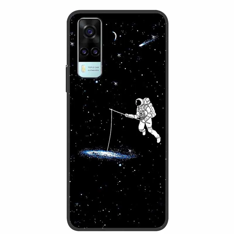 Cute Cartoon Shockproof Soft Silicone TPU Back Cover - Enhanced Protection and Style