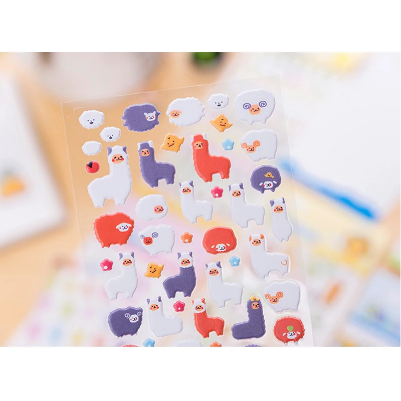 30 упаковок 3d Скрапбукинг наклейка Kawaii мультфильм украшение стены креативный DIY дневник в стиле Скрапбукинг Руководство стикер s