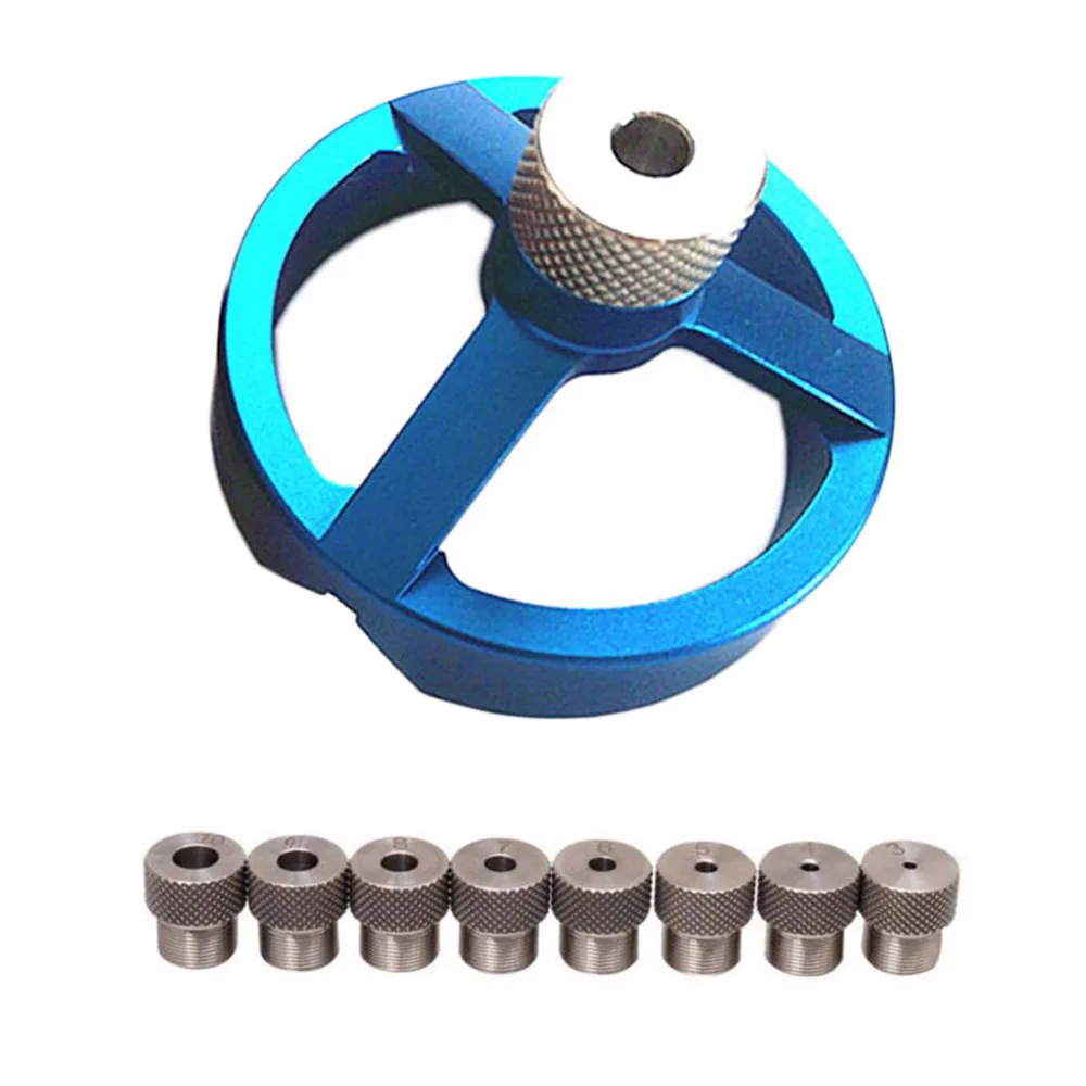 

90 Degree Drill Guide Drill Hole Puncher Locator Jig Folding Woodworking Tools with Drill Sleeve Hole Puncher Locator