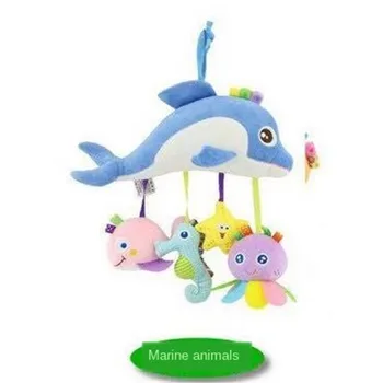 

Cartoon Toy Newborn Baby Rattle Crib Stuffed Animal Stone Cute Stroller 13 - 24 Months Cloth Soft Unisex Mobile Hanging
