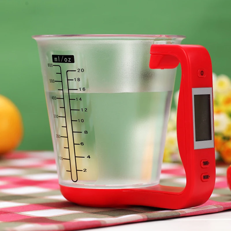

Hot Sale Measuring Cup Scale with LCD Display Kitchen Jug Digital Food Liquid Measure Containers Tools