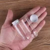 5pcs 25ml 27*70mm Clear Glass Bottles with Aluminum Caps Glass Jars Potion bottles Glass Vials Spice Jars for Art Craft 3