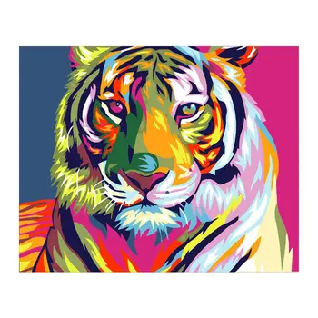 

DIY Oil Paint 50*40 Cm Home Decor Decorative Canvas Colorful Craft Oil Painting Kit Great Paint By Numbers Art Beginners Kids