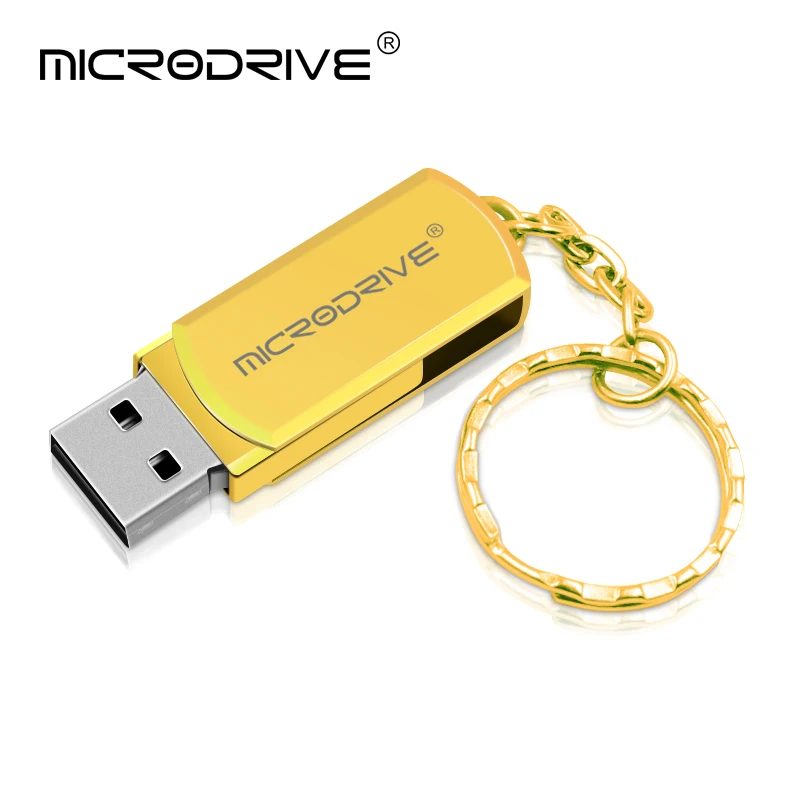 Горячая Металлическая вращающаяся usb флешка 4 ГБ 8 16 32 64 128