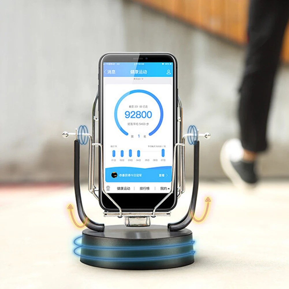 Автоматический поворотный двойной телефон Wiggler счетчик движения с usb-кабелем