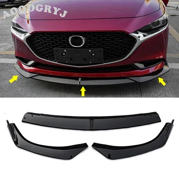 

Car Styling Accessories 3PCS PP Plastic Front Bumper Lip Chin Bodykits Fit For Mazda 3 4DR SEDAN 2019-2020