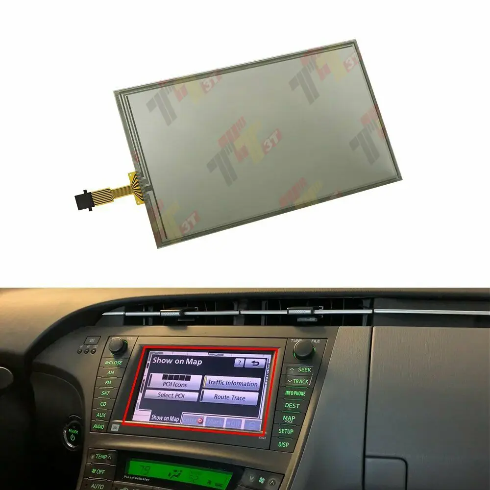 7" Touch Screen Digitizer for Toyota Prius 2010 2011 E7022 JBL