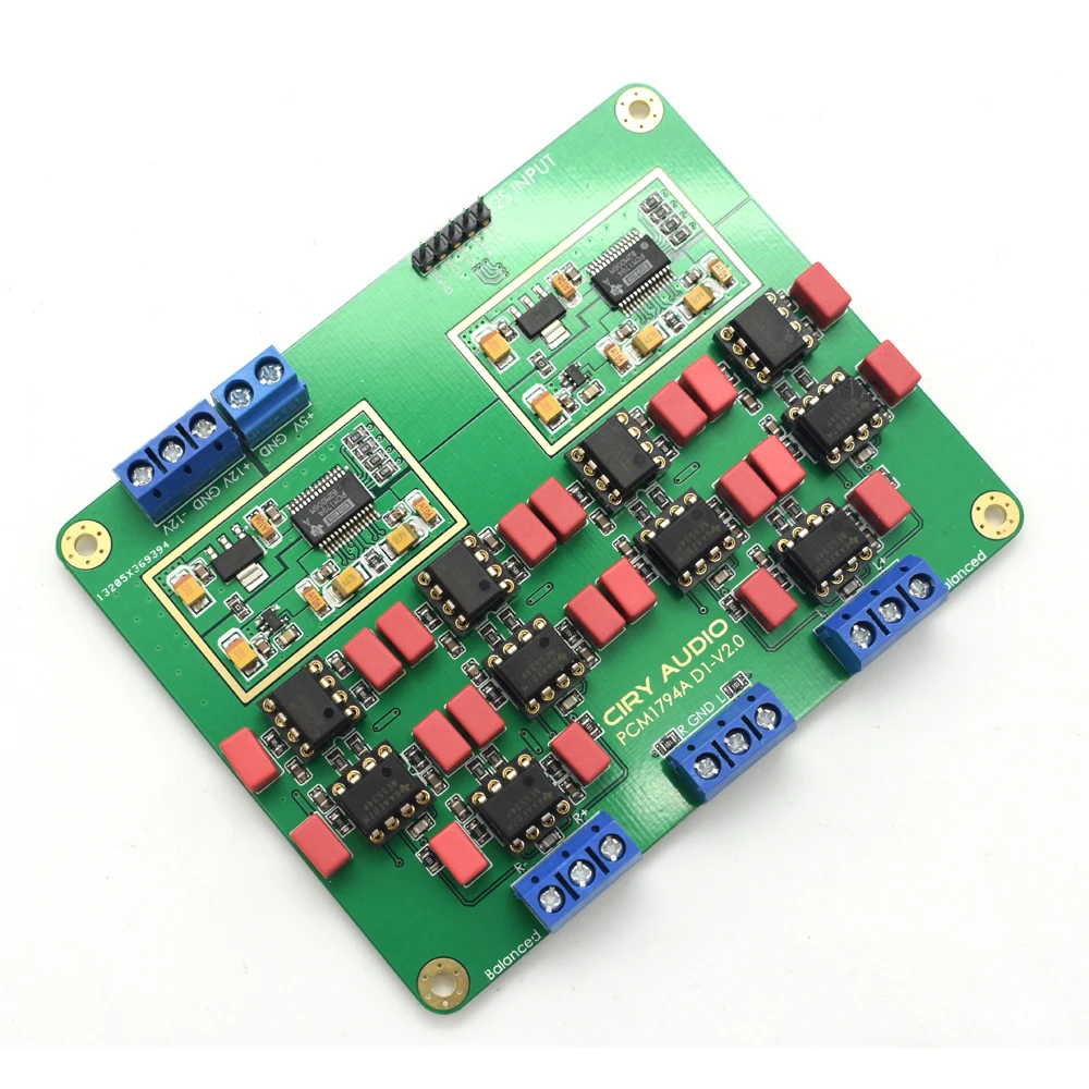 Новейший Hi Fi Parallel PCM1794 A DAC аудио декодер плата в собранном виде 24 бит 192 кГц F3