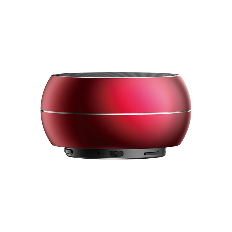 JOYROOM Bluetooth беспроводной динамик бас из нержавеющей стали портативный динамик - Цвет: Бордовый