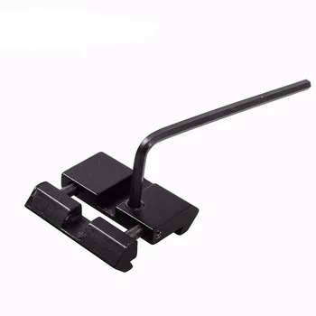 

2pcs Pack 11mm Dovetail to 20mm Weaver Picatinny Base Spring Snap-in Low Profile Rail Adapters
