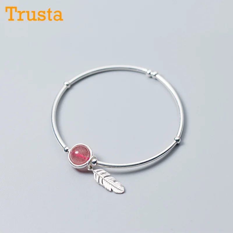 Trustdavis, модный браслет из натуральной 925 пробы, серебряный, сладкий, нерегулярный, регулируемый, браслет для женщин, свадебные украшения, подарок, DS2395