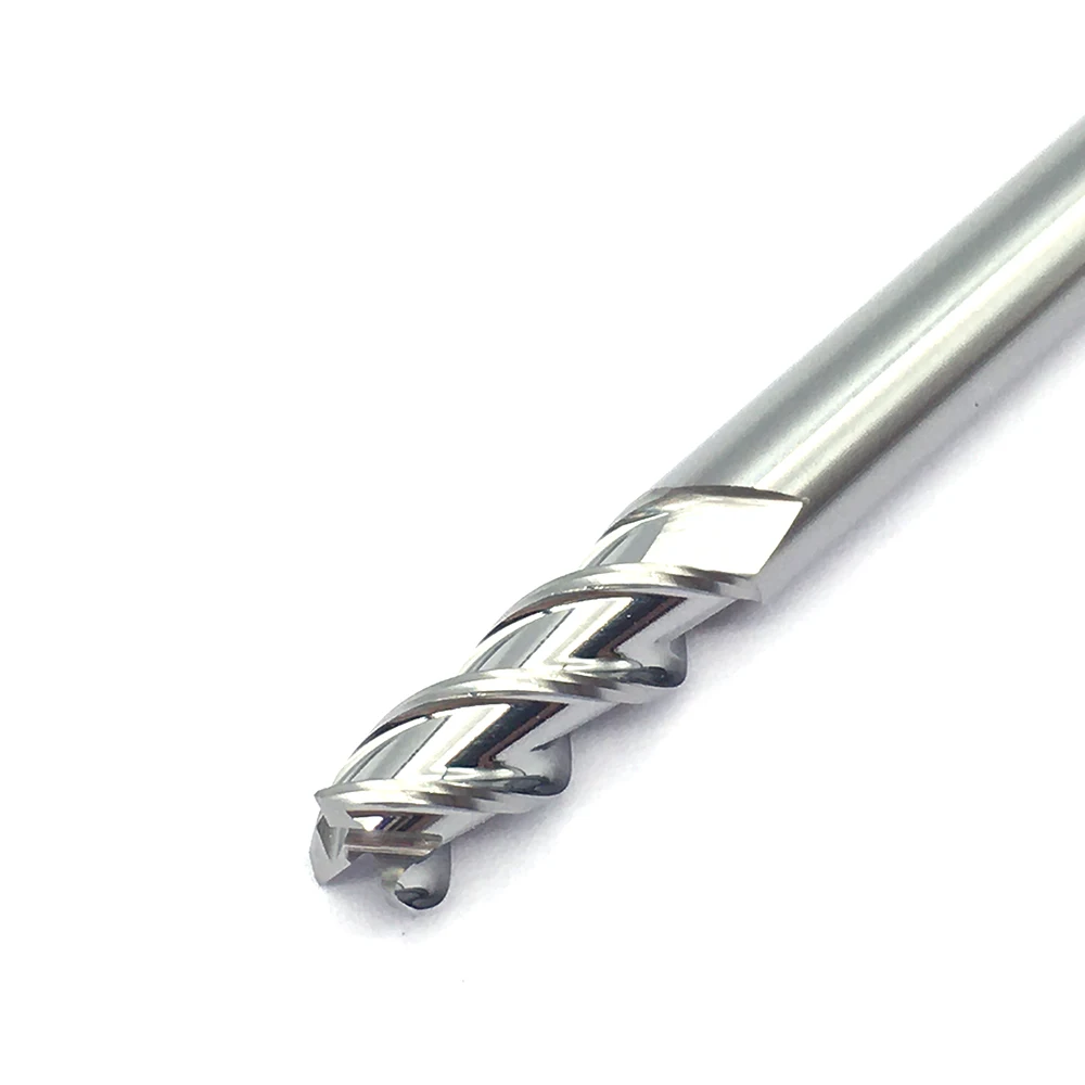 1PC Mill Aluminium 4.0XD4X50L Extra Long HRC60 3Flute Tungsten Carbide Milling Cutter Endmills Tool CNC Lathe Cutter Mill End