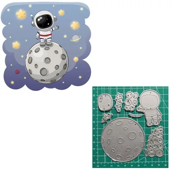 

Baby Astronaut Cutting Dies Embossing Photo Album Embossing Paper Cards Making Dies Scrapbooking Nouveau 2019