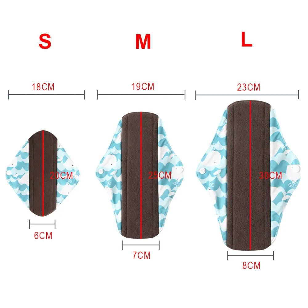 VIP-LINK-for-Dropshipping-5PCS-Women-Bamboo-Cotton-Sanitary-Napkin-Reusable-Cloth-Menstrual-Pads-Washable-Sanitary (3)