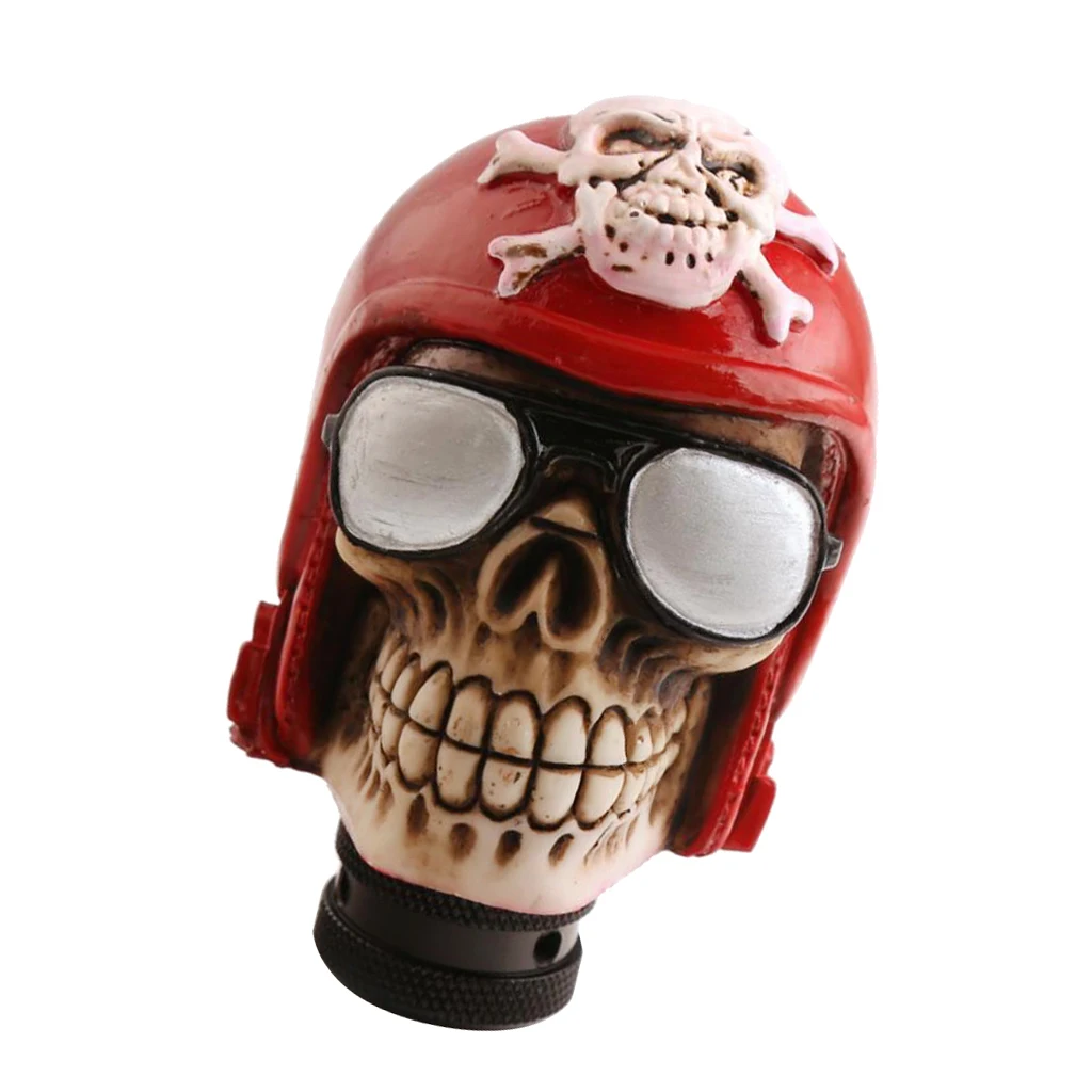 Car Speed ​​Lever Knob Truck Universal Chrome Skull Head