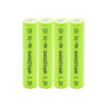 

1/2/4 Pcs 1.2 V Rechargeable AAAA 600mAh AM6 LR61 Ni-MH Nimh Batteries For Surface Pen Alarm Clock LED Flashlight Torch Mini Fan