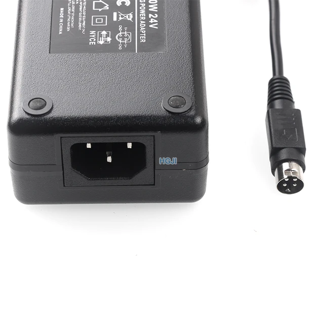 12V 10A 120W 4pin AC DC Adaptor Charger Round Interface 4 Pin Inside  Switching Power Supply Adapter