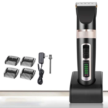 

Rechargeable Dog Grooming Clippers Cat Shaver Water Proof Electric Trimmer Pet Kit Hair Clippers Tool Scissors Combs for Dogs