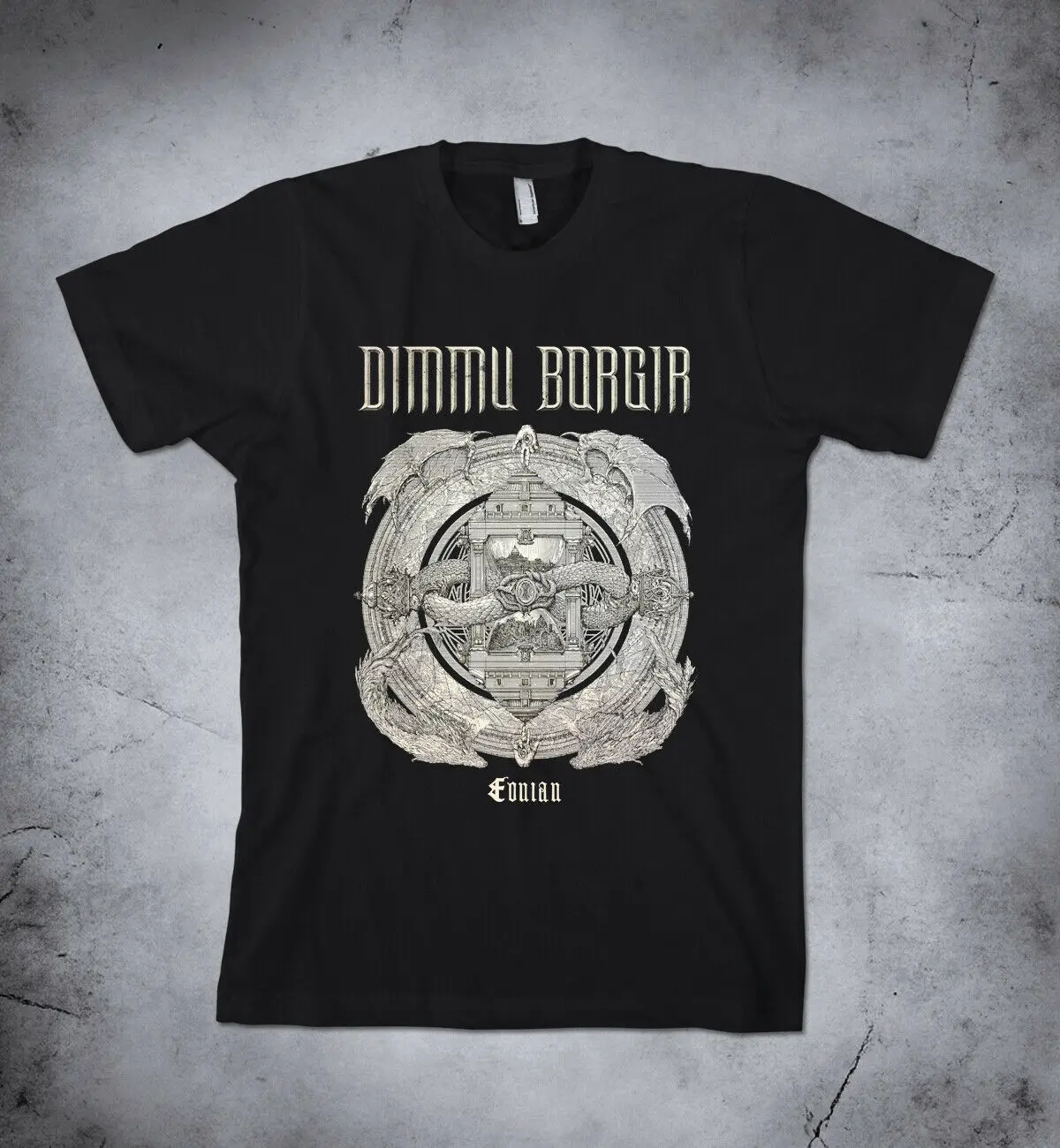 Рубашка DIMMU BORGIR-Eonian норвежская симфоническая черная металлическая футболка |