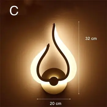 

LED Wall Light Light-Up Corridor Aisle Lights Eco-Friendly Bedside Lamp Home Acrylic Durable Outdoor Wall Lamp Creative
