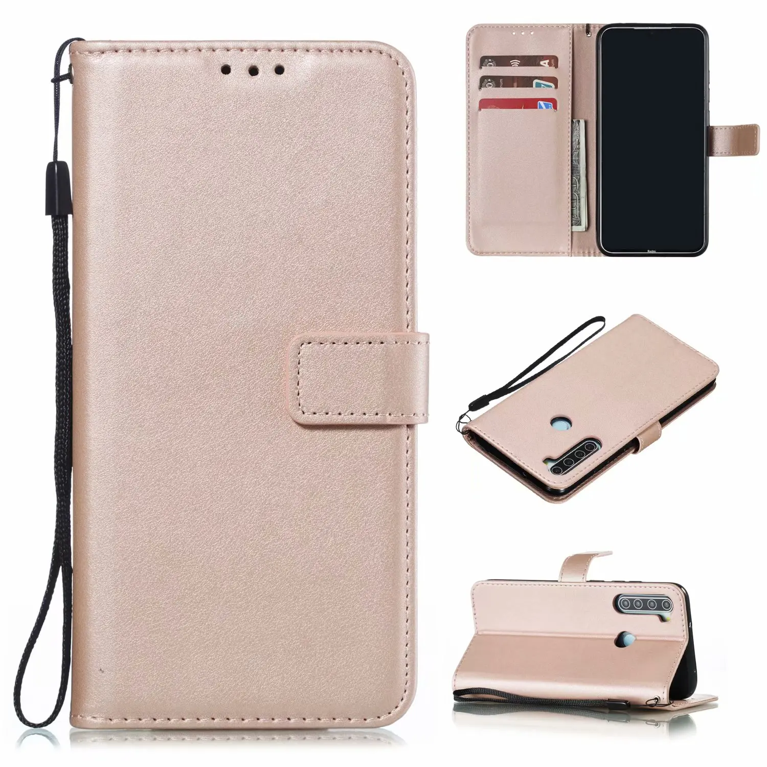 Флип Магнитный кожаный чехол для Xiaomi Redmi 8A 8 7A iPhone 7 6 Plus Note 8 Pro 7 6 5 для Xiaomi 8 9 9SE CC9 A3 бумажник с отделением для карт для телефона с функцией подставки
