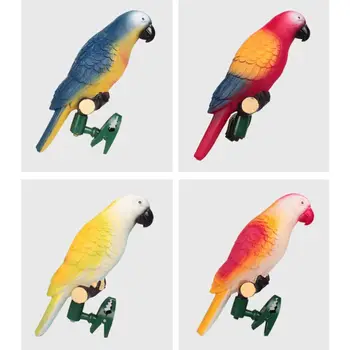 

4pc Solar Power LED Light Parrot Lamp With Clip Night Lights for Garden Path Decor Q0KF
